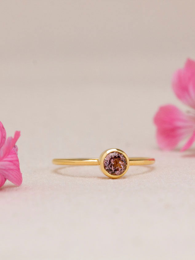 Bijou saphir bois de rose