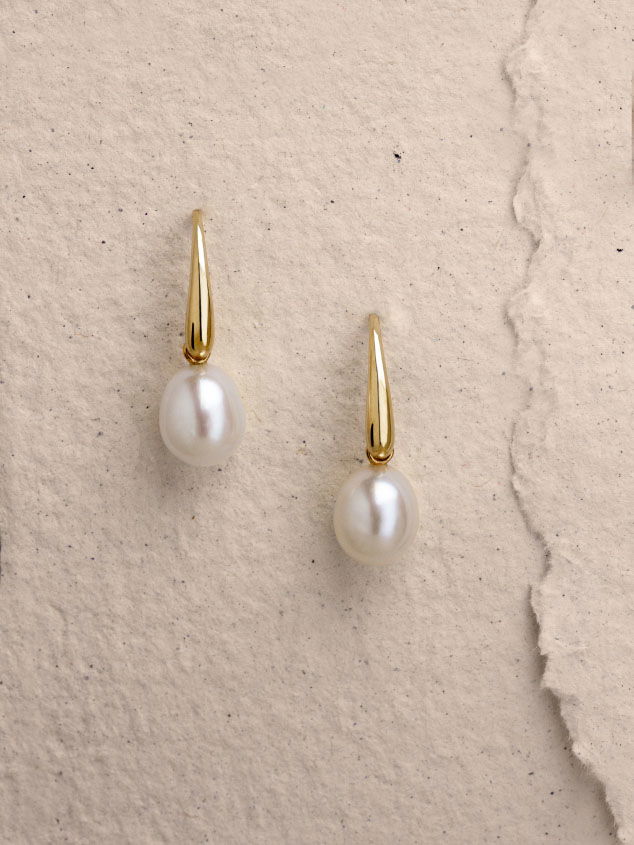 Bijou perle blanche
