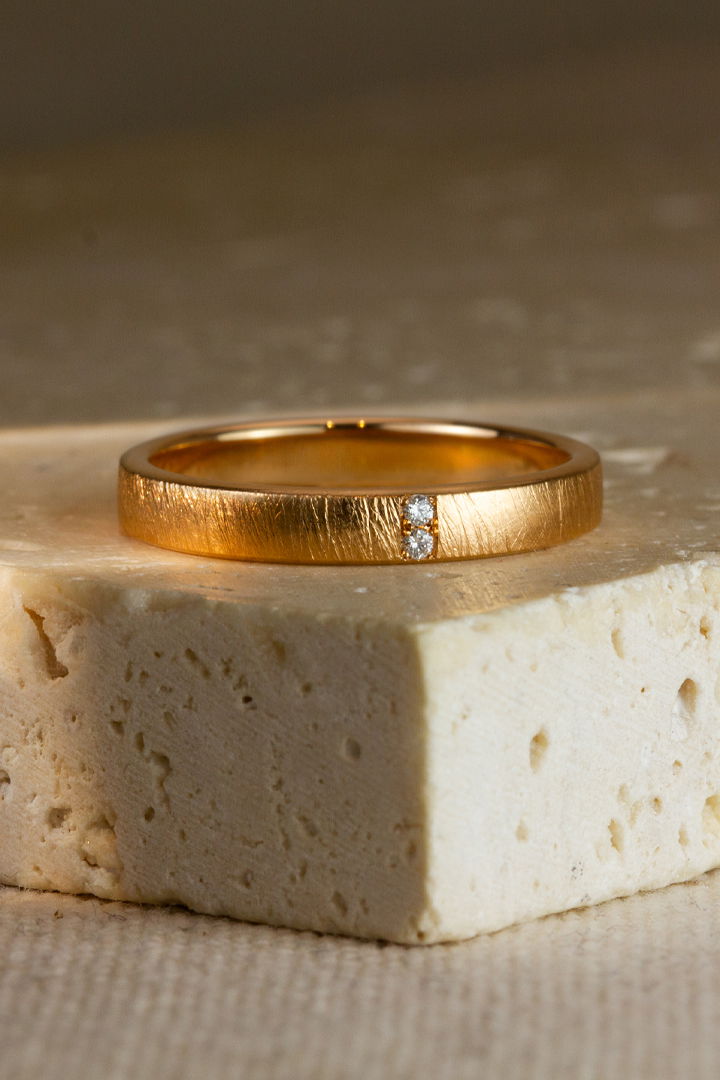 Alliance de mariage travaillées