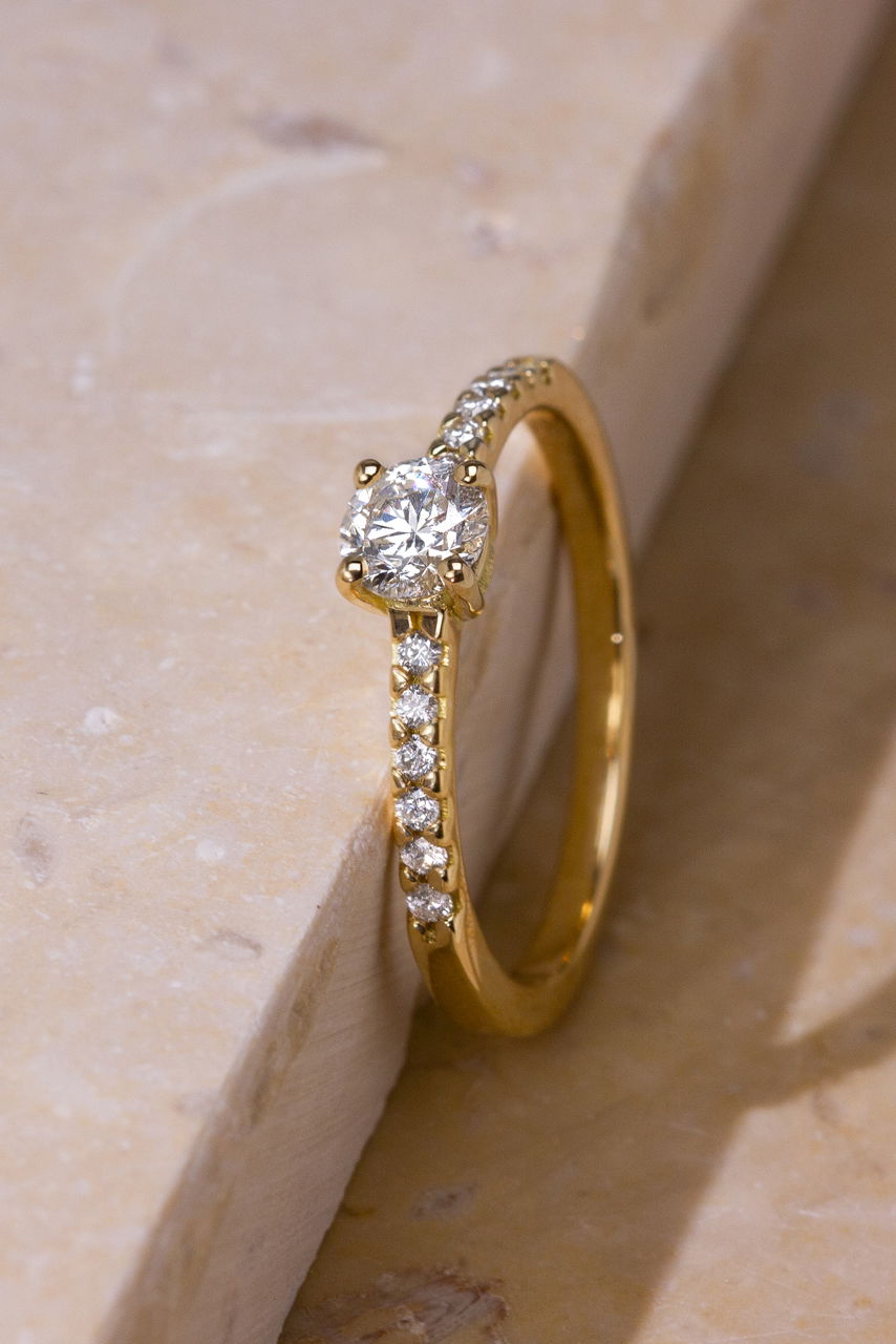 Solitaire Pavé Eden