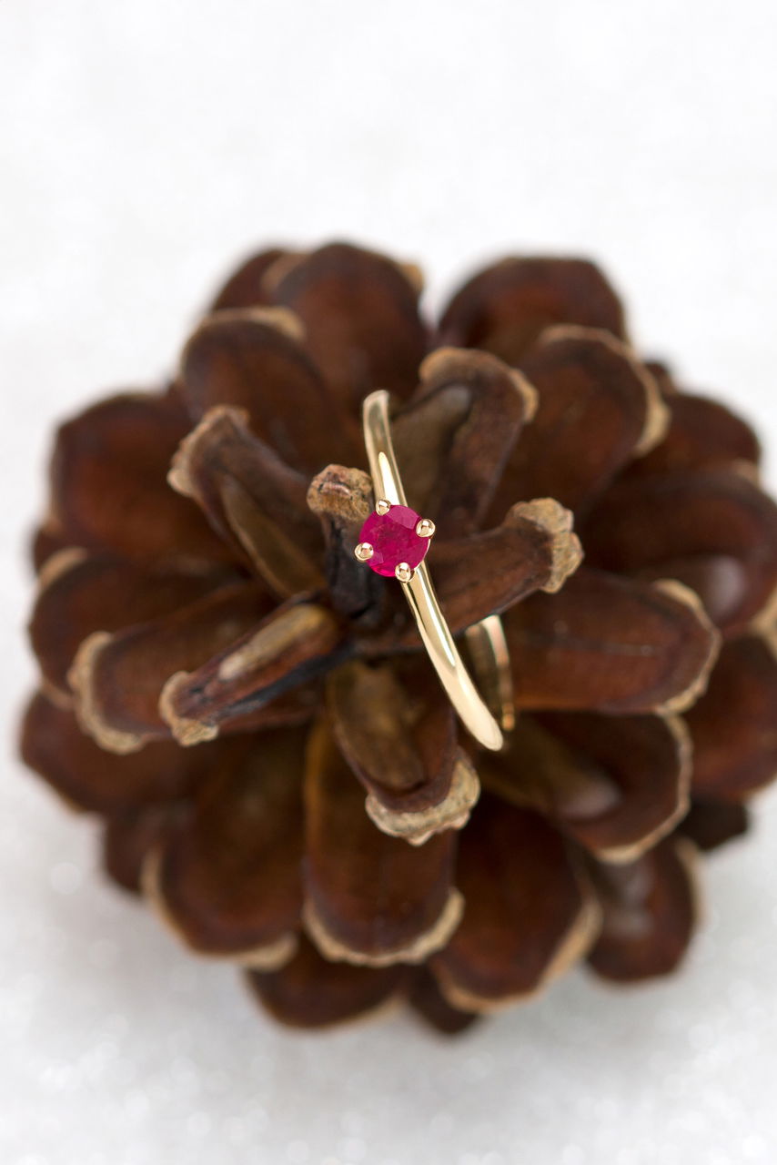 Solitaire Alva Rubis 4.5 mm