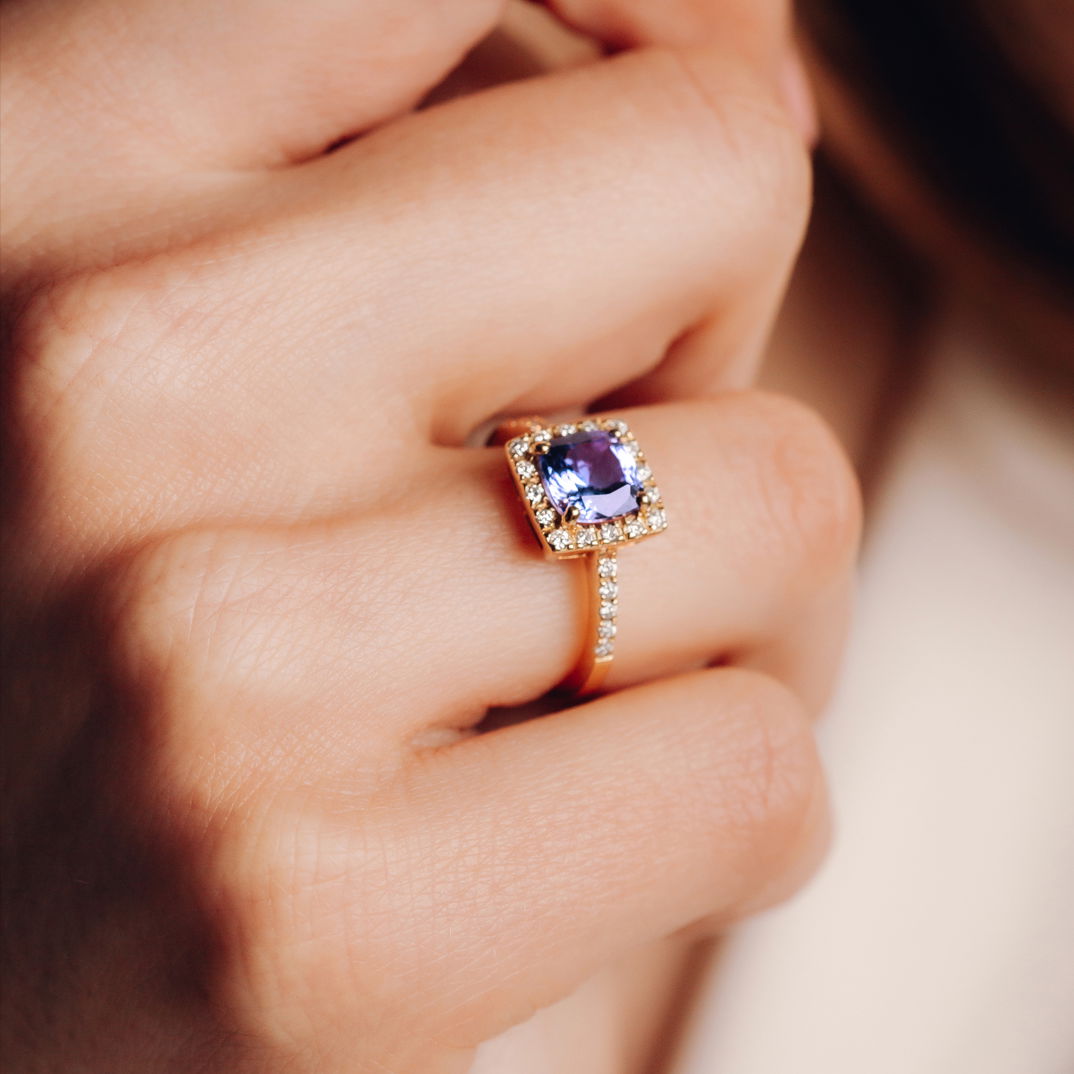 Solitaire Lys Tanzanite