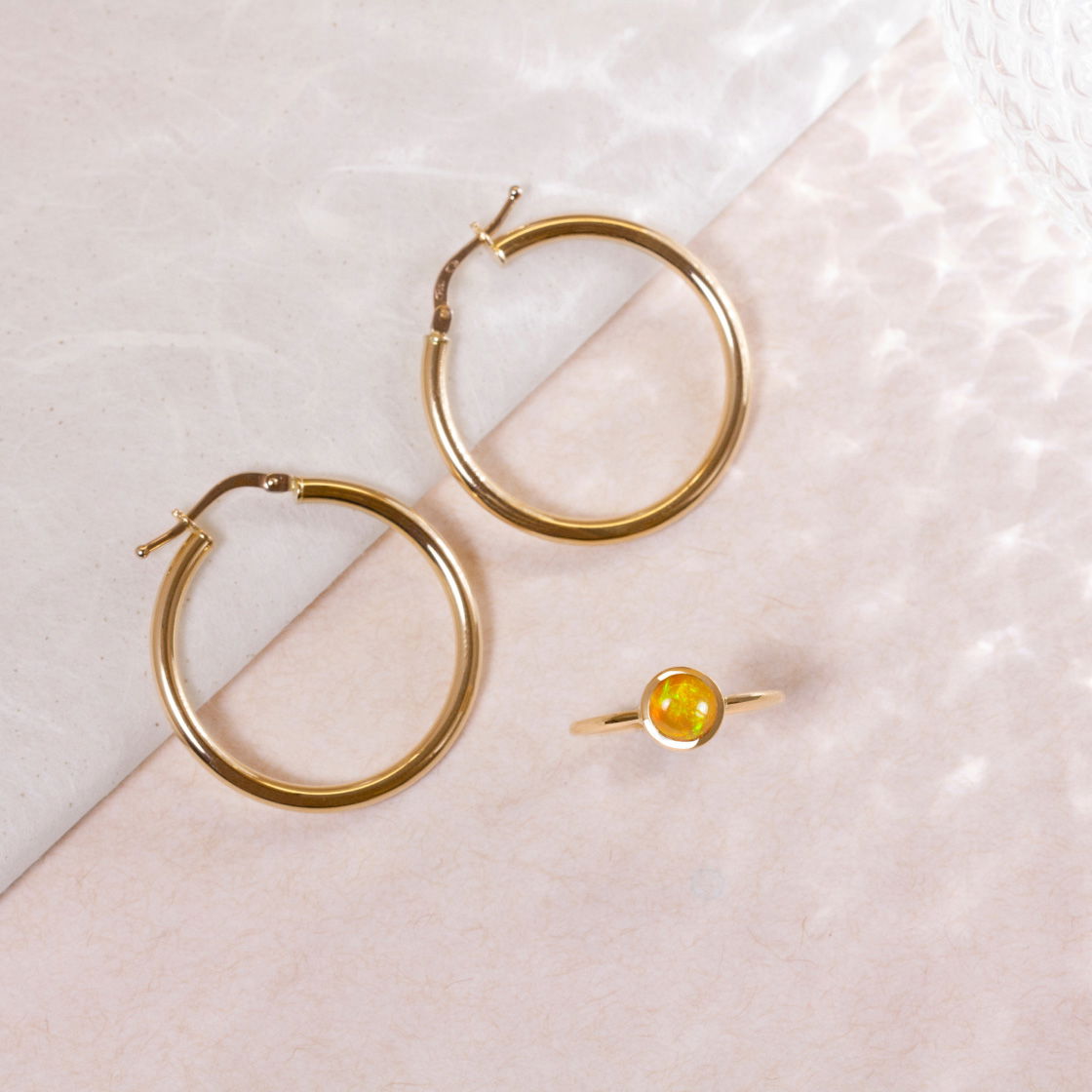 Bague Paradis Opale Ronde