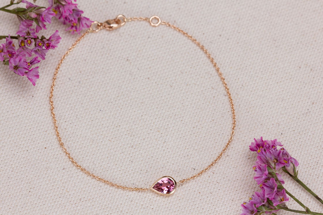 Bracelet Tourmaline Goutte