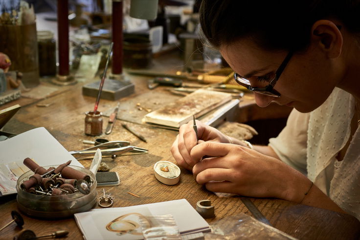 Atelier de joaillerie à Paris